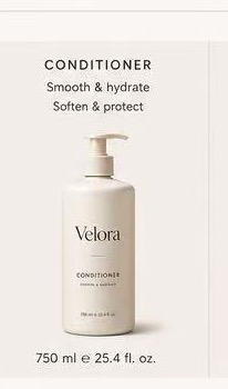 Velora conditioner SKU design